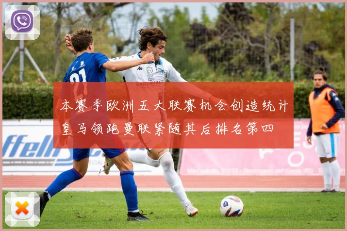 本赛季欧洲五大联赛机会创造统计皇马领跑曼联紧随其后排名第四
